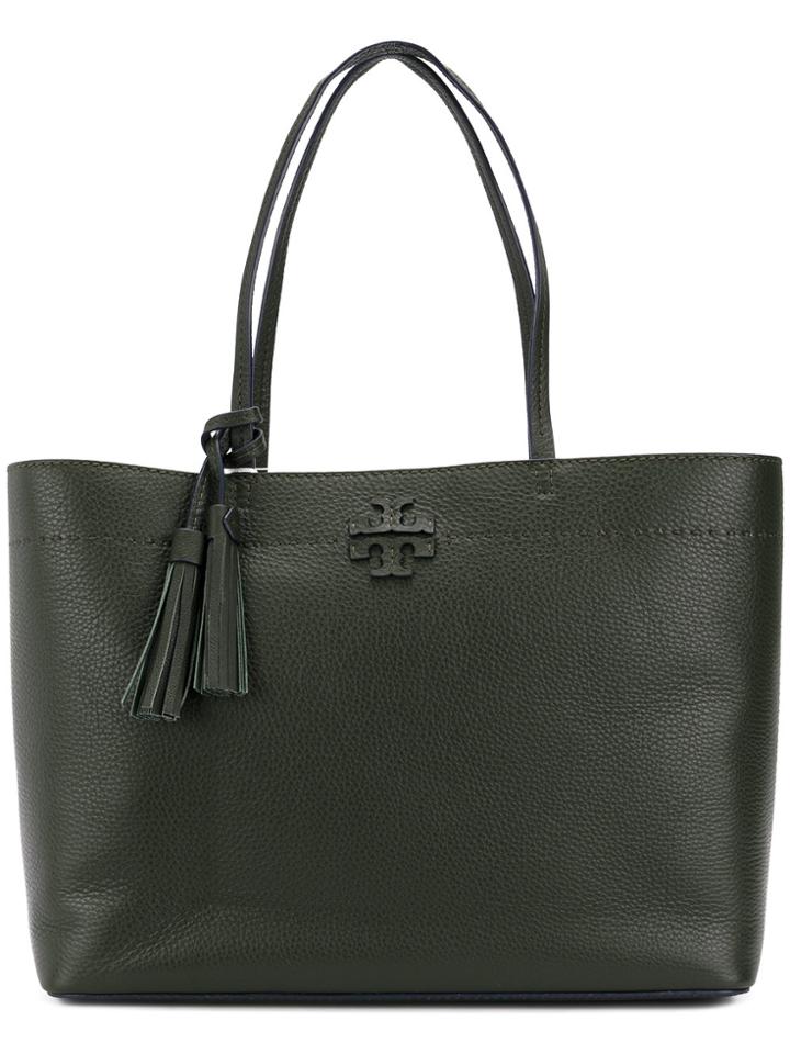 Tory Burch Mcgraw Tote - Green