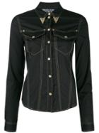 Versace Jeans Couture Denim Western Shirt - Black