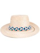 Yosuzi 'sirena' Hat, Women's, Size: 59, Brown, Wool/straw