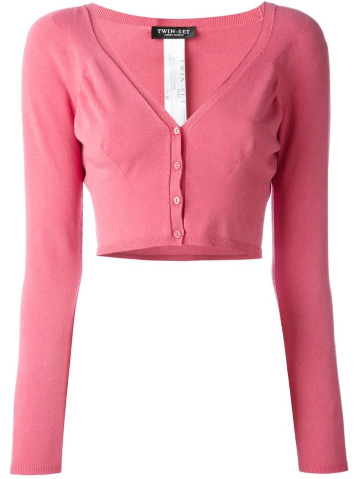 Twin-set Bolero Cardigan, Women's, Size: S, Pink/purple, Viscose/polyester