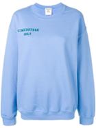 Semicouture 'silvia' Sweatshirt - Blue