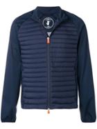Save The Duck Zip-up Quilted Jacket - Blue