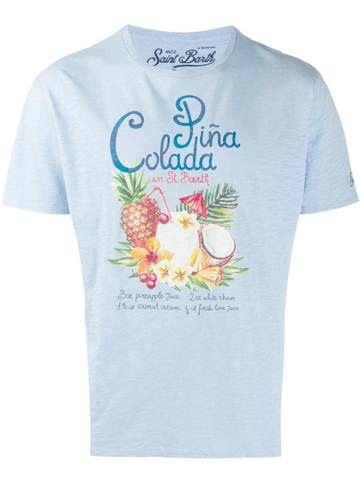 Mc2 Saint Barth Pina Colada T-shirt - Blue