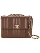 Chanel Vintage Small Cc Rectangular Shoulder Bag, Women's, Brown