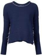 Derek Lam 10 Crosby Fringed Jumper