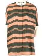 Essentiel Antwerp Refresh Striped Oversized Shirt - Nude & Neutrals