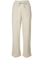 Majestic Filatures Drawstring Wide-leg Trousers - Nude & Neutrals