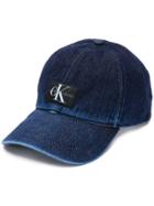 Calvin Klein Jeans Logo Denim Baseball Cap - Blue