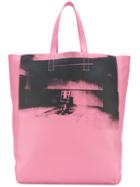 Calvin Klein 205w39nyc Photo Print Tote Bag - Pink & Purple