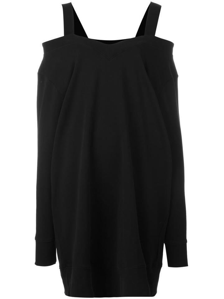 Mm6 Maison Margiela Sweat Dress, Women's, Size: Medium, Black, Cotton/spandex/elastane