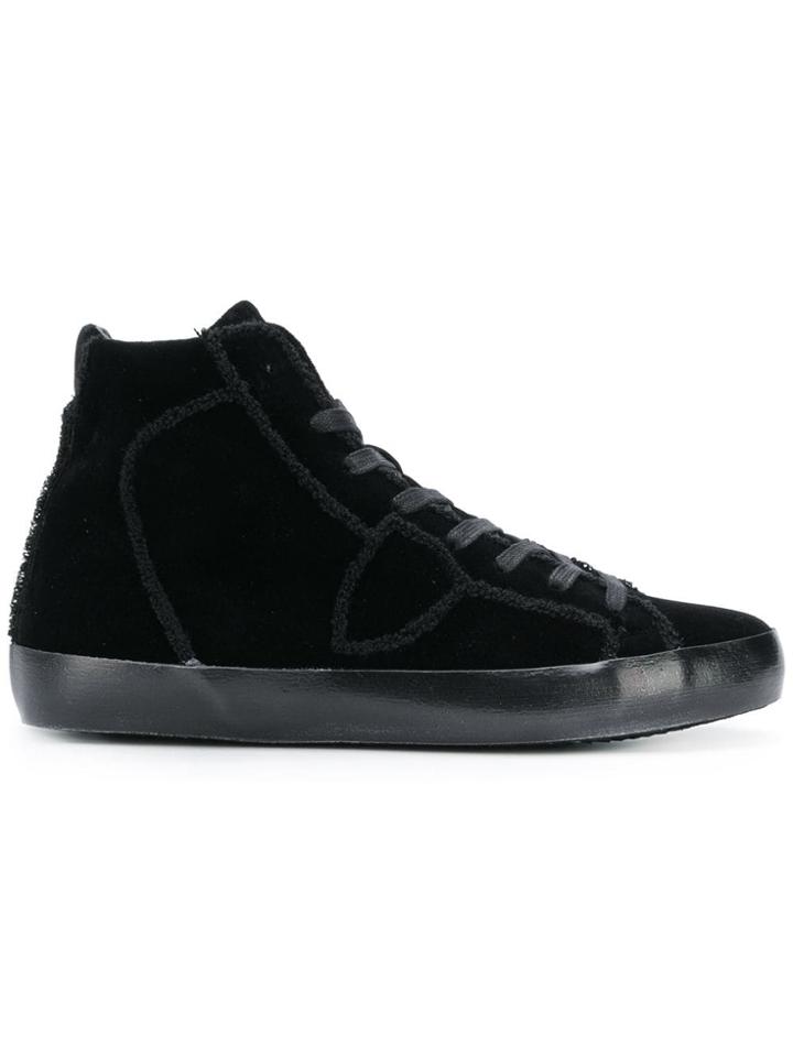 Philippe Model Gare Hi-top Sneakers - Black