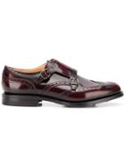 Church's Polished Monk Shoes - Red