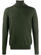 Fay Turtleneck Relaxed-fit Jumper - Green
