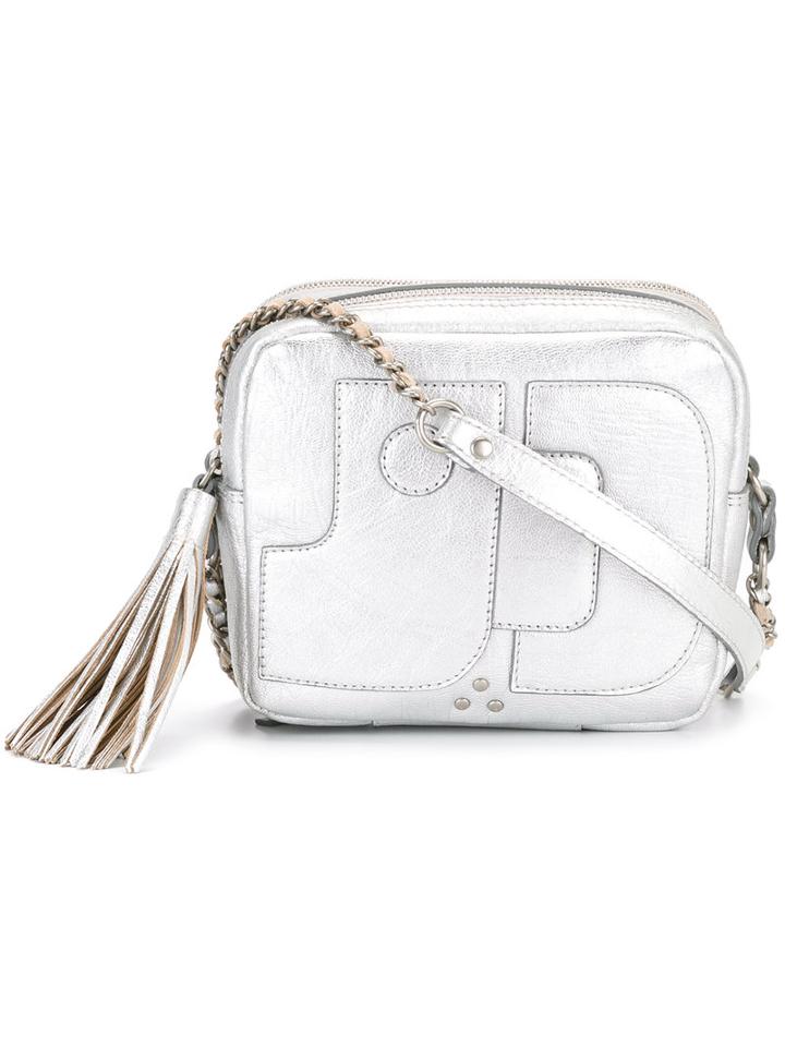 Jérôme Dreyfuss Pascal Crossbody Bag, Grey, Leather