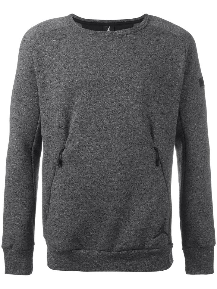Nike Jordan Sweatshirt, Men's, Size: Xl, Grey, Cotton/polyester