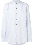 Giorgio Armani Classic Striped Shirt - Blue