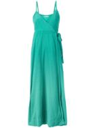 Lanvin Vintage Wrap Style Front Dress - Green
