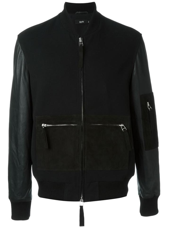 Blood Brother Zip Detail Bomber Jacket