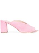Loeffler Randall Peep Toe Sandals - Pink & Purple