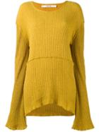 Damir Doma - Karis Jumper - Women - Silk - M, Yellow/orange, Silk