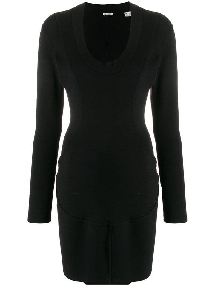 Alaïa Pre-owned Fitted Mini Dress - Black