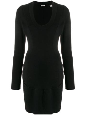 Alaïa Pre-owned Fitted Mini Dress - Black