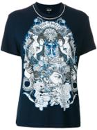 Just Cavalli Mythological Print T-shirt - Blue