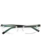 Tag Heuer Rectangular Shaped Glasses, Black, Carbon/palladium