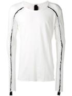 Thom Krom Contrast Detail T-shirt, Men's, Size: Small, White, Cotton/linen/flax