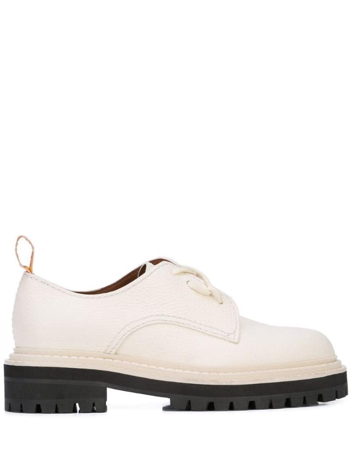 Proenza Schouler Leather Oxfords - White