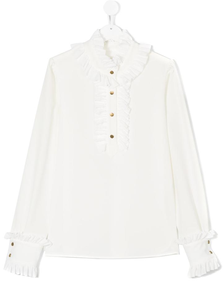 Dondup Kids Ruffled Blouse - White