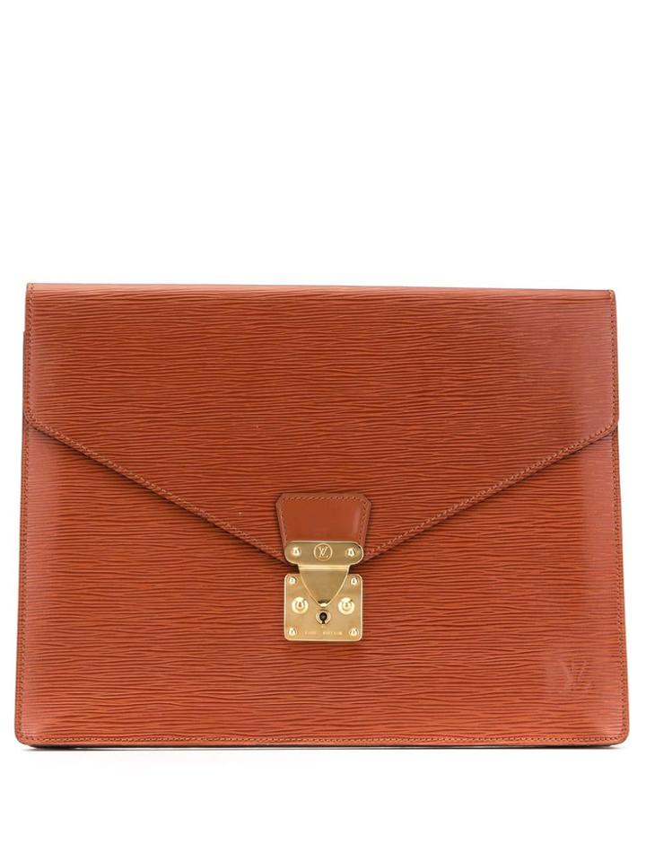 Louis Vuitton Pre-owned Envelope-style Clutch - Brown