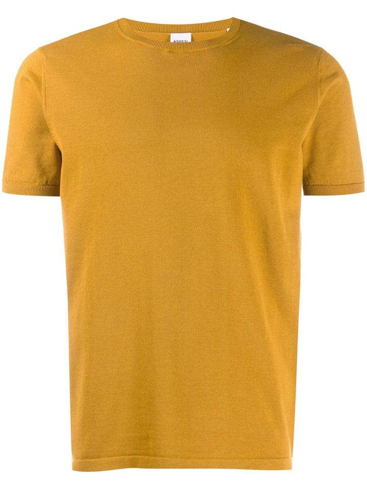 Aspesi Classic Fitted T-shirt - Yellow