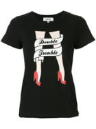 Yazbukey Double Trouble Print T-shirt - Black