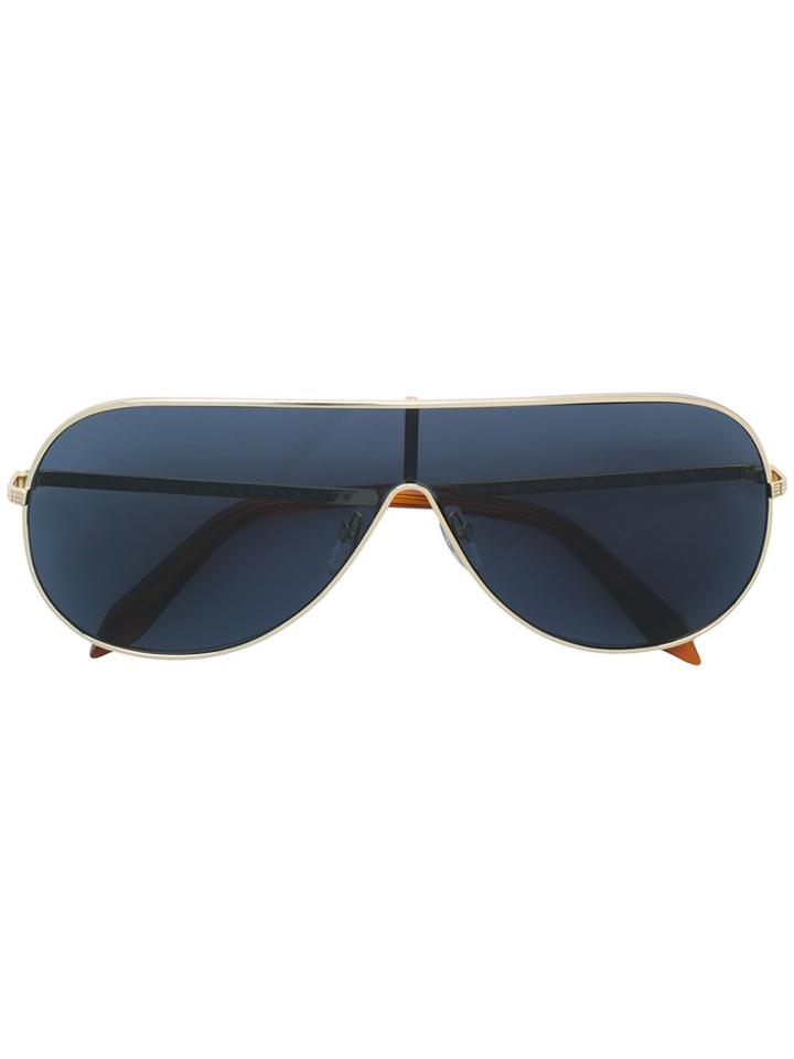 Victoria Victoria Beckham Aviator Shaped Sunglasses - Metallic
