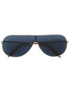 Victoria Victoria Beckham Aviator Shaped Sunglasses - Metallic