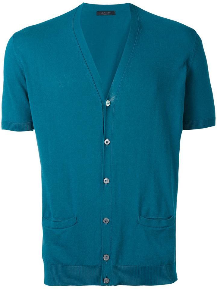 Roberto Collina - Button Up Cardigan - Men - Cotton - 52, Green, Cotton