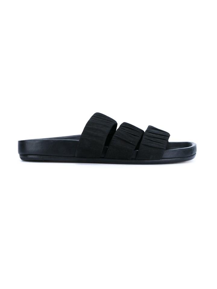 Rick Owens Three Strap Sandals - Black