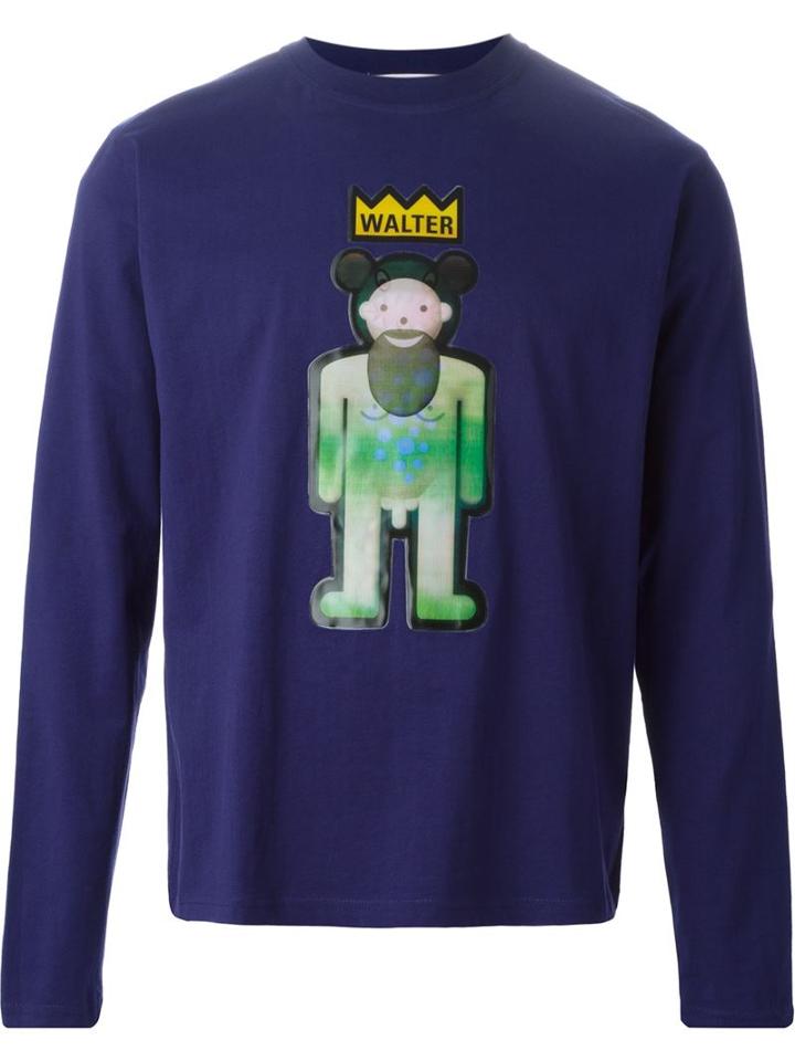 Walter Van Beirendonck Vintage Hologram Print Sweater