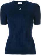 Courrèges Ribbed Sweater - Blue