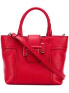 Tod's Double T Shopping Bag - Red