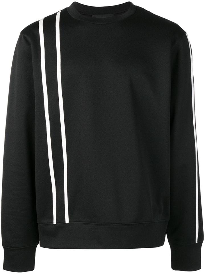 Helmut Lang Sports Stripe Sweatshirt - Black