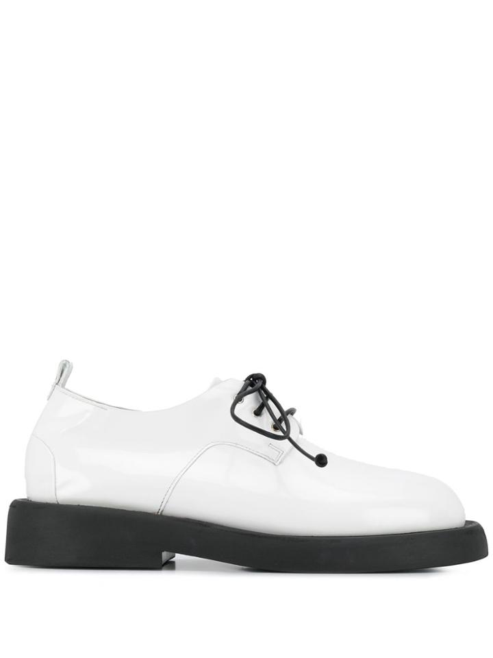 Marsèll Two-tone Lace-up Shoes - White