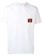 Palm Angels Chest Patch T-shirt, Men's, Size: Xl, White, Cotton