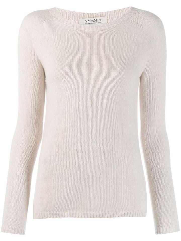 's Max Mara Crew Neck Jumper - Neutrals