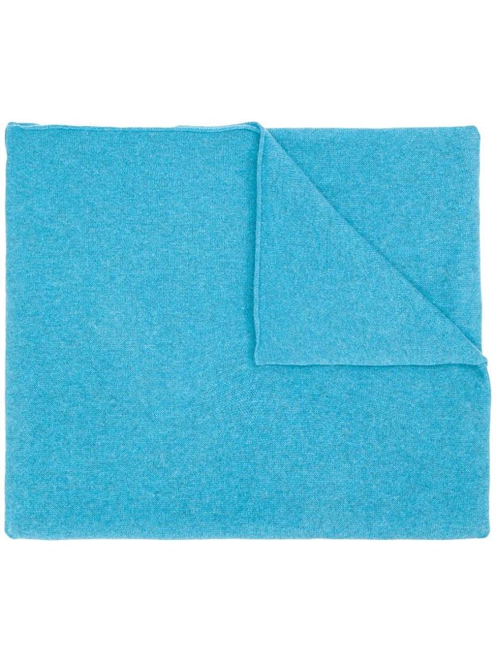 Allude Knit Scarf - Blue