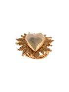 Oscar De La Renta Heart-shaped Ring - Gold