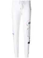 Love Moschino Printed Track Pants - White