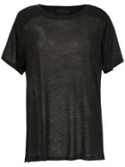 Andrea Bogosian Linen Top - Black