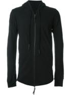 11 By Boris Bidjan Saberi Zipped Hoodie, Men's, Size: Xl, Black, Cotton